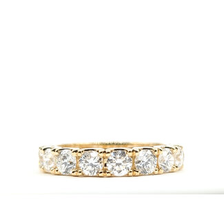 Ring Eternity 4.13ctw Lab-Grown Diamond 14ky Sz8 5.14g 126050025