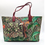 Handbag Gucci Supreme GG Tian Medium Canvas Red Leather 126055008