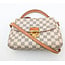 Handbag Louis Vuitton Croisette Damier Azur 2-Way 126055006