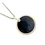 Pendant David Yurman Cable Onyx & MOP .18ctw Round Diamonds Sterling 2.4x1.8" 24" 38.58g 126050031