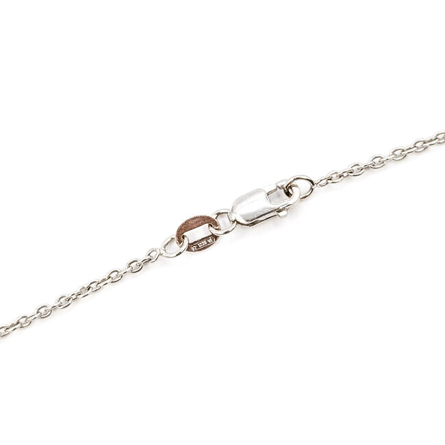 Pendant Heart .50ctw Round Diamonds 18kw 1.4x1.25" 16" 8.76g 126050028