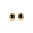 Earrings Stud Halo .33ctw Round Diamonds 1.50ctw Green Emerald 14ky .4x.3" 5.46g 126050030