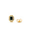 Earrings Stud Halo .33ctw Round Diamonds 1.50ctw Green Emerald 14ky .4x.3" 5.46g 126050030