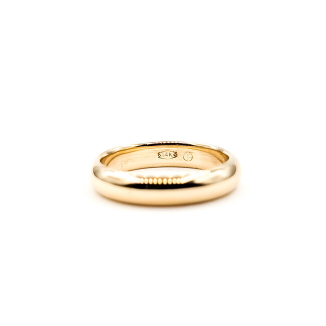 Ring Band Half Round 14ky 5mm Sz10.75 7.72g 126042021