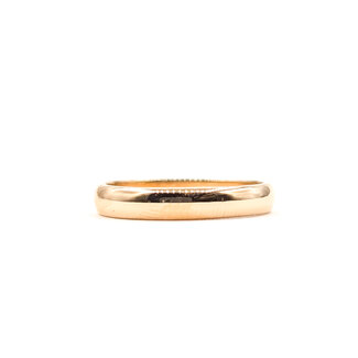 Ring Band Half Round 18ky 3.3mm Sz6.5 2.99g 126042042