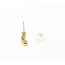 Earrings Dangle 2.50ctw Oval Lab Grown Diamonds 14ky .9x.15" 3.08g 126040052