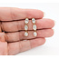 Earrings Dangle 2.50ctw Oval Lab Grown Diamonds 14ky .9x.15" 3.08g 126040052