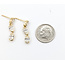 Earrings Dangle 2.50ctw Oval Lab Grown Diamonds 14ky .9x.15" 3.08g 126040052