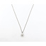 Necklace 2-Stone .58ctw Pear & Round Lab Grown Diamond 14kw 18" 2.10g 126040072
