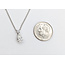 Necklace 2-Stone .58ctw Pear & Round Lab Grown Diamond 14kw 18" 2.10g 126040072