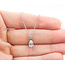 Necklace 2-Stone .58ctw Pear & Round Lab Grown Diamond 14kw 18" 2.10g 126040072