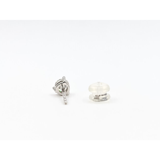 Earrings Stud 0.58ctw Round Lab Grown Diamonds 14kw 4.5mm 1.14g 126040057