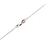 Pendant Cross W/Chain 1.00ctw Round Lab Grown Diamonds 14kw .6x.5" 16-17-18" 2.78g 126040073