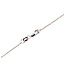 Necklace Solitaire W/Chain 0.75ct Cushion Lab Grown Diamond 14kw 16-17-18" 2.07g 126040075