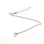 Necklace Solitaire W/Chain 0.75ct Cushion Lab Grown Diamond 14kw 16-17-18" 2.07g 126040075