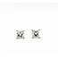 Earrings Stud 1.20ctw Princess Lab Grown Diamonds 14kw 4.5mm 1.32g 126040058