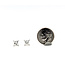 Earrings Stud 1.20ctw Princess Lab Grown Diamonds 14kw 4.5mm 1.32g 126040058