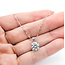 Pendant Solitaire W/Chain 2.00ct Round Lab Grown Diamond 14kw 9mm 18" 2.00g 126040074