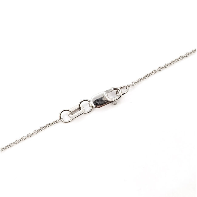 Necklace Solitaire 0.50ct Pear Lab Grown Diamond 14kw 18" 1.98g 126040065