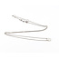 Necklace Solitaire 0.50ct Pear Lab Grown Diamond 14kw 18" 1.98g 126040065