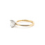 Ring Engagement Solitaire 1.00ct Princess Lab Grown Diamond 14ky 1.75mm Sz7 3.09g 126040040