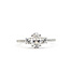 Ring Engagement 3-Stone 1.00ctw Oval Lab Grown Diamond 14kw 1.4mm Sz7 2.06g 126040049
