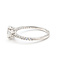 Ring Engagement 3-Stone 1.00ctw Oval Lab Grown Diamond 14kw 1.4mm Sz7 2.06g 126040049