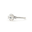 Ring Engagement 3-Stone 1.00ctw Oval Lab Grown Diamond 14kw 1.4mm Sz7 2.06g 126040049
