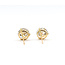 Earrings Stud 6.00ctw Round Lab Grown Diamonds IGI 18ky 9mm 2.7g 126040064