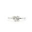 Ring Toi Et Moi 0.56ctw Oval & Pear Lab Grown Diamonds 14kw 1.5mm Sz7 2.05g 126040034