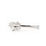 Ring Toi Et Moi 0.56ctw Oval & Pear Lab Grown Diamonds 14kw 1.5mm Sz7 2.05g 126040034