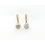 Earrings Stud Dangle 1.25ctw Round Lab Grown Diamonds 14ky .6x.25" 2.12g 126040053