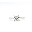 Ring Engagement Solitaire 1.00ct Princess Lab Grown Diamond 14kw 2mm Sz7 3.10g 126040042