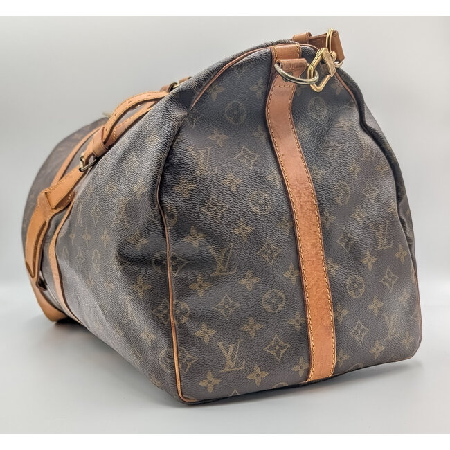 Duffle Louis Vuitton Keepall Bandouliere 55 Monogram 126055019