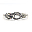 Bracelet Mercasite Panther Bangle 925 9.25mm 7.75" 30.1g 126052007