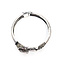 Bracelet Mercasite Panther Bangle 925 9.25mm 7.75" 30.1g 126052007