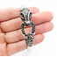 Bracelet Mercasite Panther Bangle 925 9.25mm 7.75" 30.1g 126052007