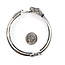 Bracelet Mercasite Panther Bangle 925 9.25mm 7.75" 30.1g 126052007