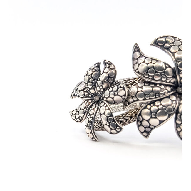 Bracelet John Hardy Wheat 3 Flower Bracelet 925 16.6mm 6.25" 84.7g 126052002