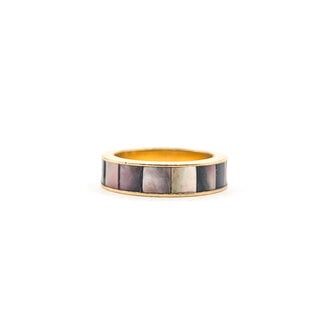 Ring Eternity MOP Yellow 5mm Sz5.5 3.7g 126050037