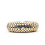 Bracelet John Hardy Dot Cuff 18ky & 925 22mm 7.25" 130g 126052001