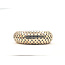 Bracelet John Hardy Dot Cuff 18ky & 925 22mm 7.25" 130g 126052001