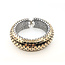 Bracelet John Hardy Dot Cuff 18ky & 925 22mm 7.25" 130g 126052001