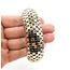 Bracelet John Hardy Dot Cuff 18ky & 925 22mm 7.25" 130g 126052001