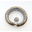 Bracelet John Hardy Dot Cuff 18ky & 925 22mm 7.25" 130g 126052001