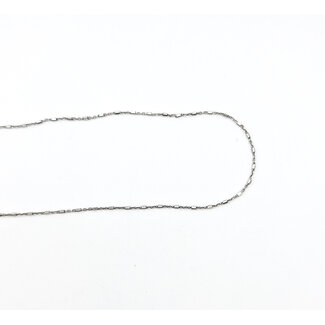 Necklace Italian Bar Link Chain 925 1.93mm 18" 2.1g 126052003