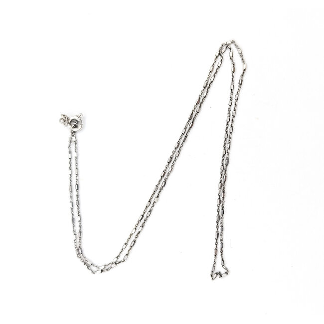 Necklace Italian Bar Link Chain 925 1.93mm 18" 2.1g 126052003