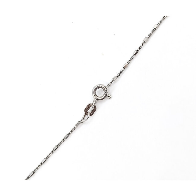 Necklace Italian Bar Link Chain 925 1.93mm 18" 2.1g 126052003