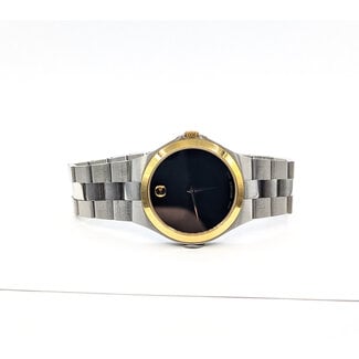 Watch Movado Museum Classic Two-Tone 40mm Stainless Steel 8.25" Watch Only 126046017