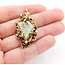 Pendant Nugget .16ctw Round Diamonds 3.5ct Australian Opal 18ky 1.6x.8" 7.94g 226050010